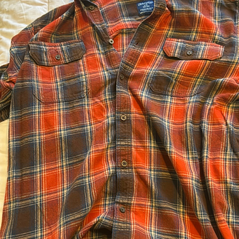 Red flannel faded glory large